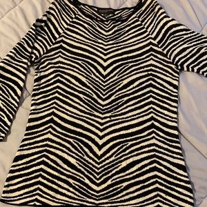 Zebra Print Sweater